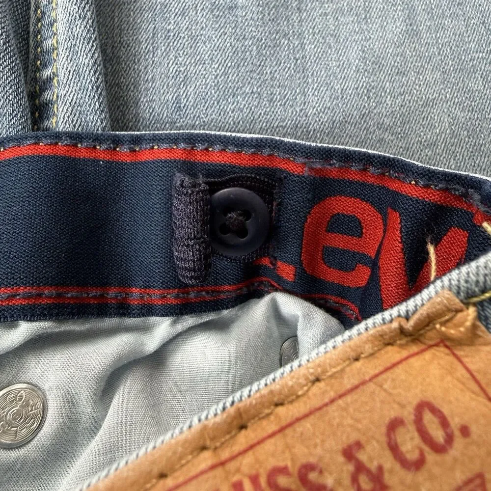 Levi's 514 Youth Boys Jeans Size 16 Regular Denim Straight Leg Adjustable Waist